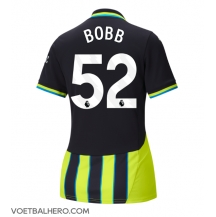 Manchester City Oscar Bobb #52 Uit tenue Dames 2024-25 Korte Mouwen