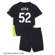 Manchester City Oscar Bobb #52 Uit tenue Kids 2024-25 Korte Mouwen (+ broek)