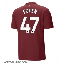 Manchester City Phil Foden #47 Derde tenue 2024-25 Korte Mouwen