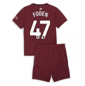 Manchester City Phil Foden #47 Derde tenue Kids 2024-25 Korte Mouwen (+ broek)