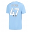 Manchester City Phil Foden #47 Thuis tenue 2023-24 Korte Mouwen