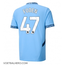 Manchester City Phil Foden #47 Thuis tenue 2024-25 Korte Mouwen