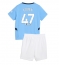 Manchester City Phil Foden #47 Thuis tenue Kids 2024-25 Korte Mouwen (+ broek)