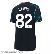 Manchester City Rico Lewis #82 Derde tenue Dames 2023-24 Korte Mouwen