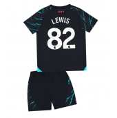 Manchester City Rico Lewis #82 Derde tenue Kids 2023-24 Korte Mouwen (+ broek)