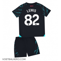 Manchester City Rico Lewis #82 Derde tenue Kids 2023-24 Korte Mouwen (+ broek)