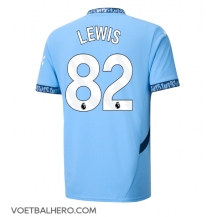 Manchester City Rico Lewis #82 Thuis tenue 2024-25 Korte Mouwen