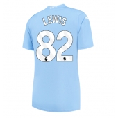 Manchester City Rico Lewis #82 Thuis tenue Dames 2023-24 Korte Mouwen