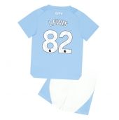 Manchester City Rico Lewis #82 Thuis tenue Kids 2023-24 Korte Mouwen (+ broek)