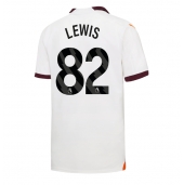 Manchester City Rico Lewis #82 Uit tenue 2023-24 Korte Mouwen