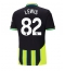 Manchester City Rico Lewis #82 Uit tenue 2024-25 Korte Mouwen