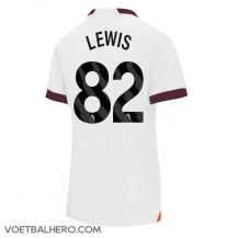 Manchester City Rico Lewis #82 Uit tenue Dames 2023-24 Korte Mouwen