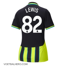 Manchester City Rico Lewis #82 Uit tenue Dames 2024-25 Korte Mouwen