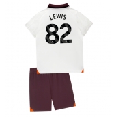 Manchester City Rico Lewis #82 Uit tenue Kids 2023-24 Korte Mouwen (+ broek)