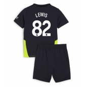 Manchester City Rico Lewis #82 Uit tenue Kids 2024-25 Korte Mouwen (+ broek)