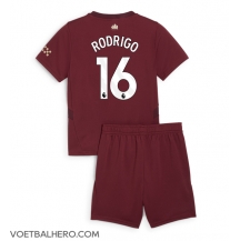 Manchester City Rodri Hernandez #16 Derde tenue Kids 2024-25 Korte Mouwen (+ broek)