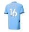 Manchester City Rodri Hernandez #16 Thuis tenue 2024-25 Korte Mouwen