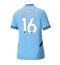 Manchester City Rodri Hernandez #16 Thuis tenue Dames 2024-25 Korte Mouwen