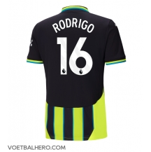 Manchester City Rodri Hernandez #16 Uit tenue 2024-25 Korte Mouwen