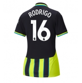 Manchester City Rodri Hernandez #16 Uit tenue Dames 2024-25 Korte Mouwen