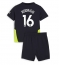 Manchester City Rodri Hernandez #16 Uit tenue Kids 2024-25 Korte Mouwen (+ broek)