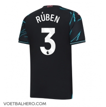 Manchester City Ruben Dias #3 Derde tenue 2023-24 Korte Mouwen