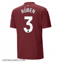 Manchester City Ruben Dias #3 Derde tenue 2024-25 Korte Mouwen