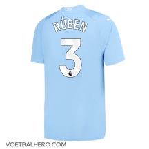 Manchester City Ruben Dias #3 Thuis tenue 2023-24 Korte Mouwen