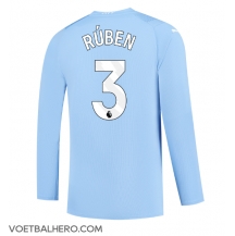 Manchester City Ruben Dias #3 Thuis tenue 2023-24 Lange Mouwen
