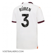 Manchester City Ruben Dias #3 Uit tenue 2023-24 Korte Mouwen