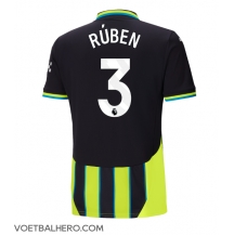 Manchester City Ruben Dias #3 Uit tenue 2024-25 Korte Mouwen