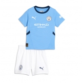 Manchester City Thuis tenue Kids 2024-25 Korte Mouwen (+ broek)