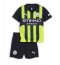 Manchester City Uit tenue Kids 2024-25 Korte Mouwen (+ broek)