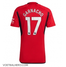 Manchester United Alejandro Garnacho #17 Thuis tenue 2023-24 Korte Mouwen