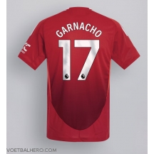 Manchester United Alejandro Garnacho #17 Thuis tenue 2024-25 Korte Mouwen