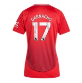 Manchester United Alejandro Garnacho #17 Thuis tenue Dames 2024-25 Korte Mouwen