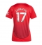 Manchester United Alejandro Garnacho #17 Thuis tenue Dames 2024-25 Korte Mouwen