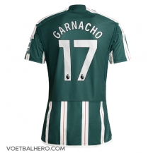 Manchester United Alejandro Garnacho #17 Uit tenue 2023-24 Korte Mouwen