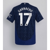 Manchester United Alejandro Garnacho #17 Uit tenue 2024-25 Korte Mouwen