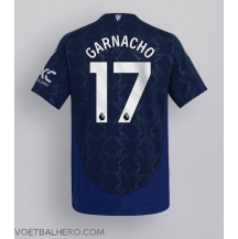 Manchester United Alejandro Garnacho #17 Uit tenue 2024-25 Korte Mouwen