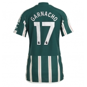 Manchester United Alejandro Garnacho #17 Uit tenue Dames 2023-24 Korte Mouwen