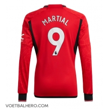 Manchester United Anthony Martial #9 Thuis tenue 2023-24 Lange Mouwen