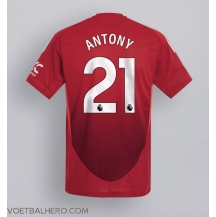 Manchester United Antony #21 Thuis tenue 2024-25 Korte Mouwen