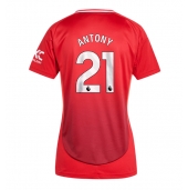 Manchester United Antony #21 Thuis tenue Dames 2024-25 Korte Mouwen