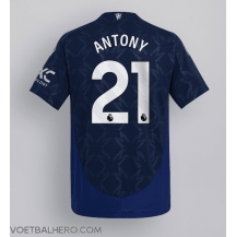 Manchester United Antony #21 Uit tenue 2024-25 Korte Mouwen