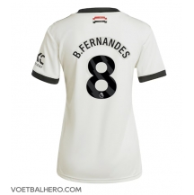 Manchester United Bruno Fernandes #8 Derde tenue Dames 2024-25 Korte Mouwen