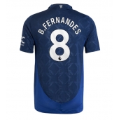 Manchester United Bruno Fernandes #8 Uit tenue 2024-25 Korte Mouwen