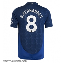 Manchester United Bruno Fernandes #8 Uit tenue 2024-25 Korte Mouwen