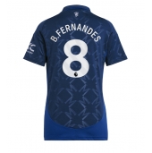 Manchester United Bruno Fernandes #8 Uit tenue Dames 2024-25 Korte Mouwen