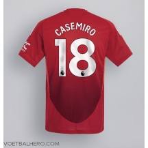 Manchester United Casemiro #18 Thuis tenue 2024-25 Korte Mouwen